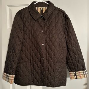 Burberry Brown Quilted Jacket